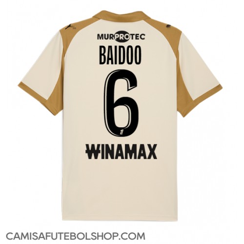 Camisa de time de futebol RC Lens Samson Baidoo #6 Replicas 3º Equipamento 2025-26 Manga Curta Camisa de time de futebol RC Lens Samson Baidoo #6 Replicas 3º Equipamento 2025-26 Manga Curta
